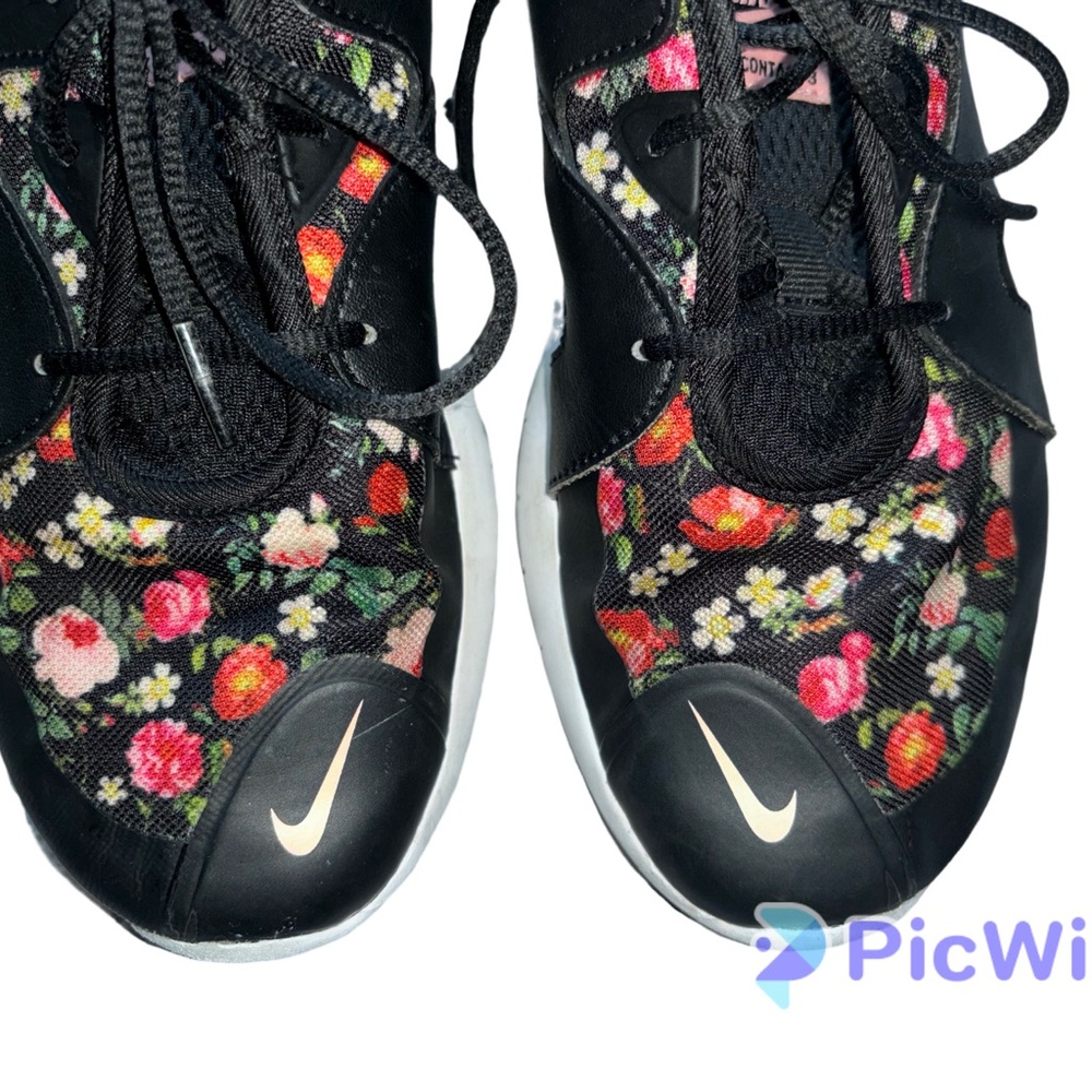 Nike floral flex contact 3 sneakers size 6Y - Picture 5 of 8